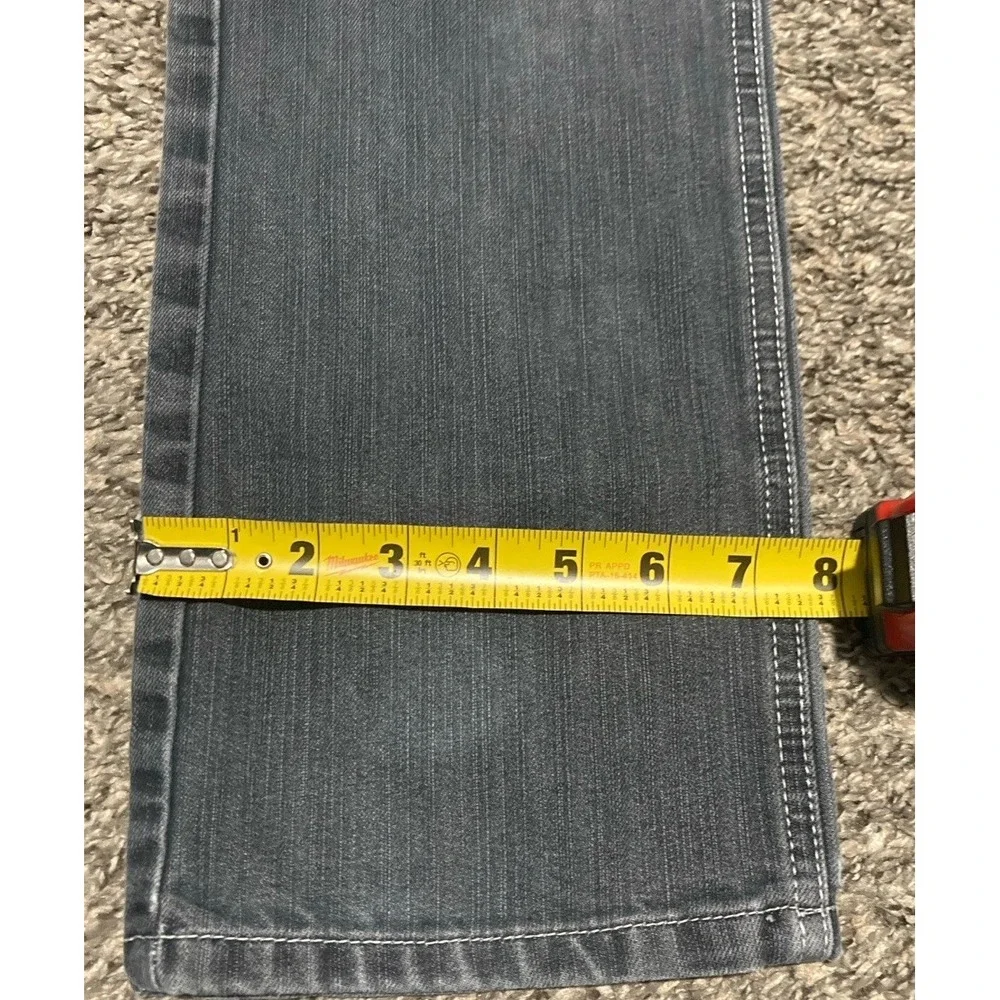 Buzz Cuts By Wax Jean Boys 28x26 Gray Bootcut Jeans Youth Size 16 Fade Wash